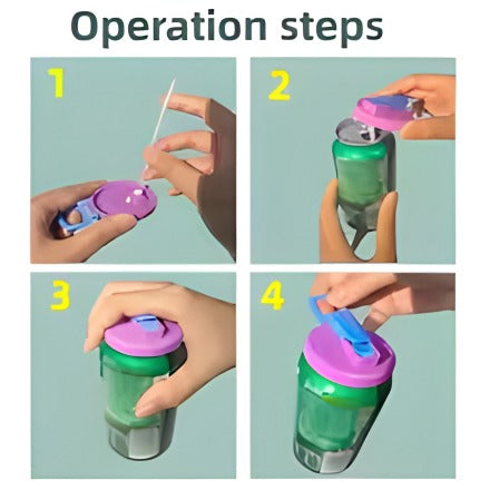4x Capac Reutilizabil pentru Doze — Set Complet